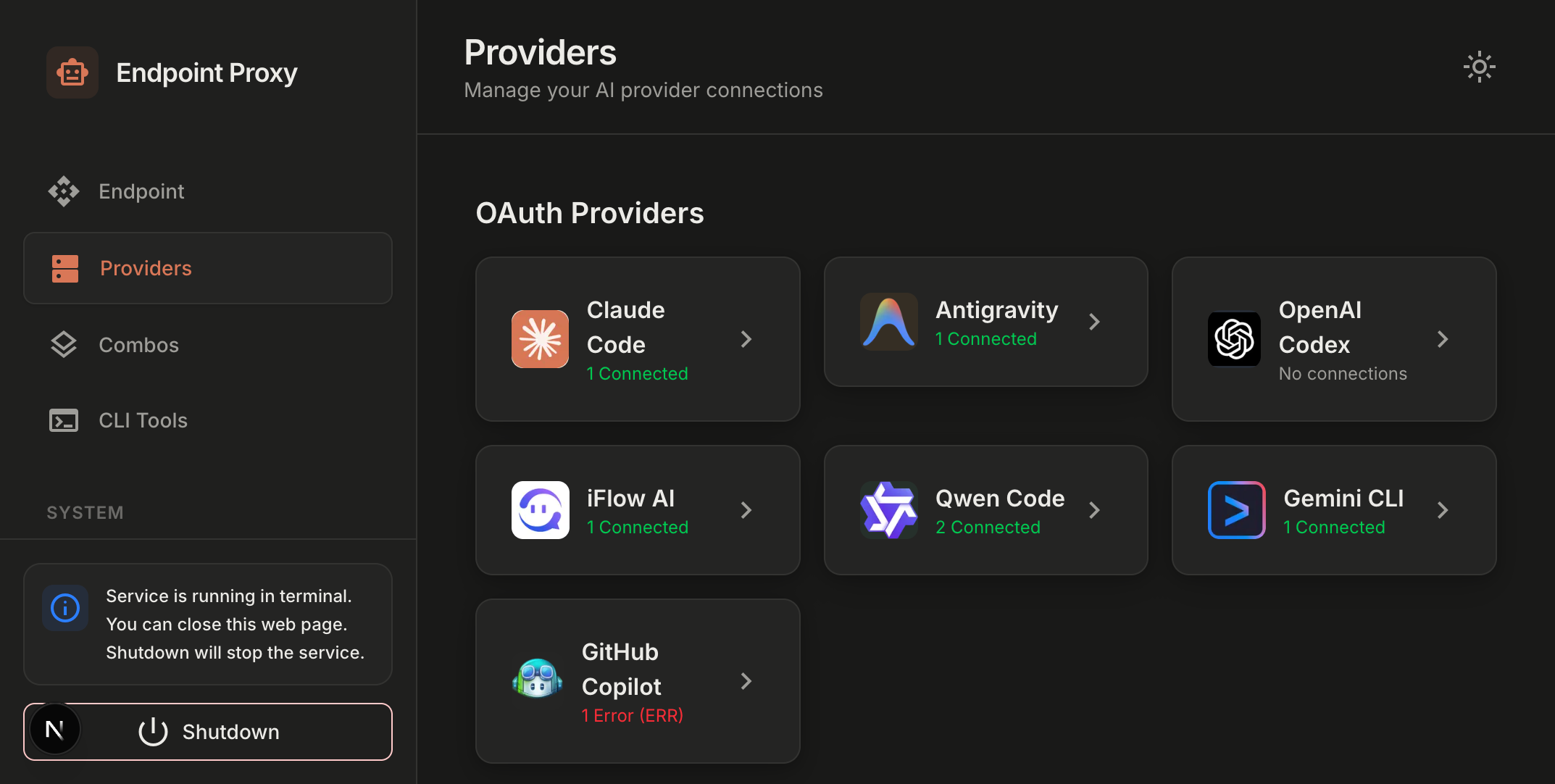 9Router Dashboard